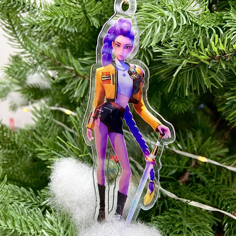 Kpop Demon Hunters Ornament For Holiday Tree Decoration Kpop Demon Hunters Ornament For Holiday Tree Decoration