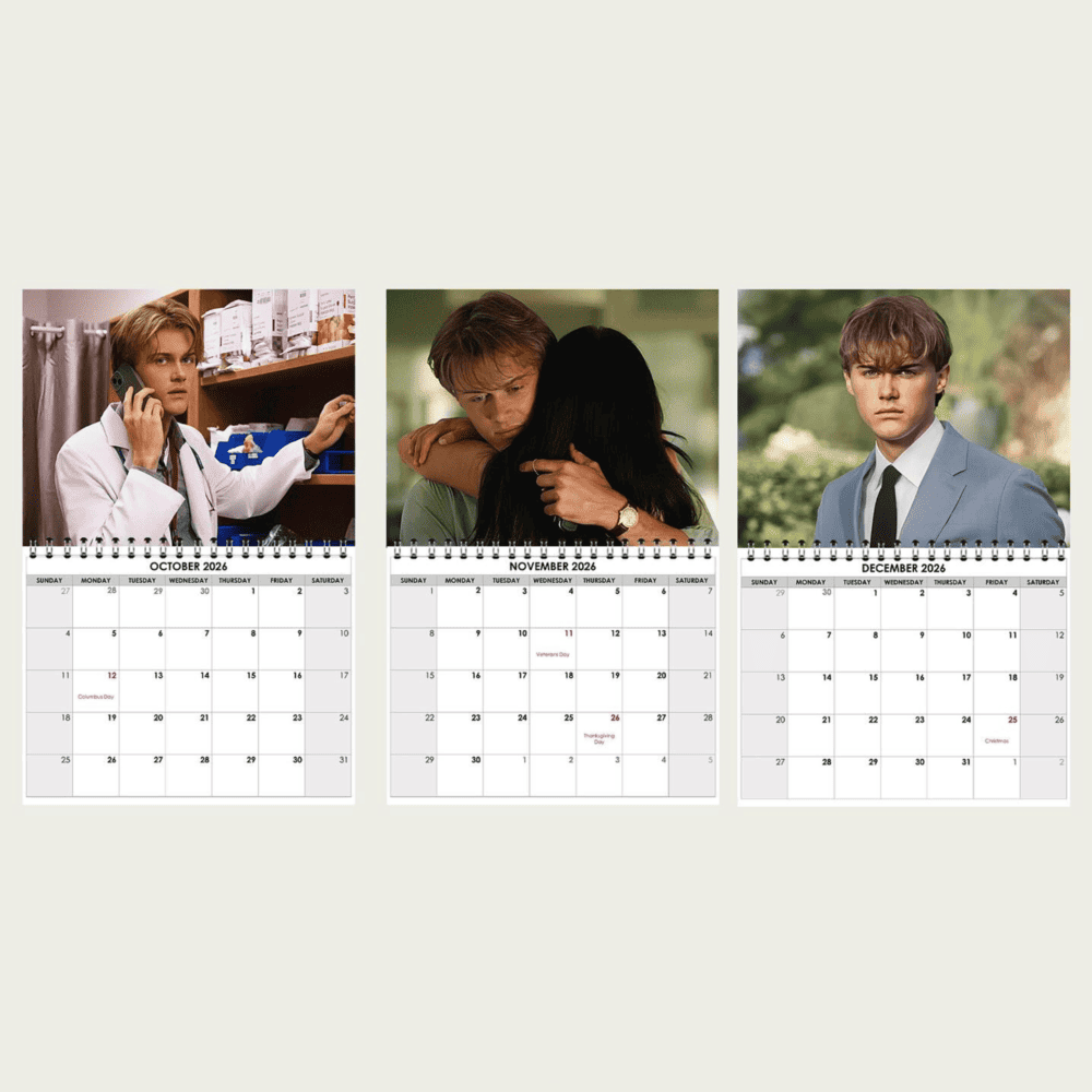 A Year Of Conran Fisher 2026 Calendar | Home Decor, Office Decor, Retro Movie Fan Gift A Year Of Conran Fisher 2026 Calendar | Home Decor, Office Decor, Retro Movie Fan Gift