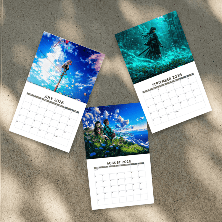 Demon Slayer 2026 Calendar | Home Decor, Office Decor, Kimetsu No Yaiba Fan Gift Demon Slayer 2026 Calendar | Home Decor, Office Decor, Kimetsu No Yaiba Fan Gift