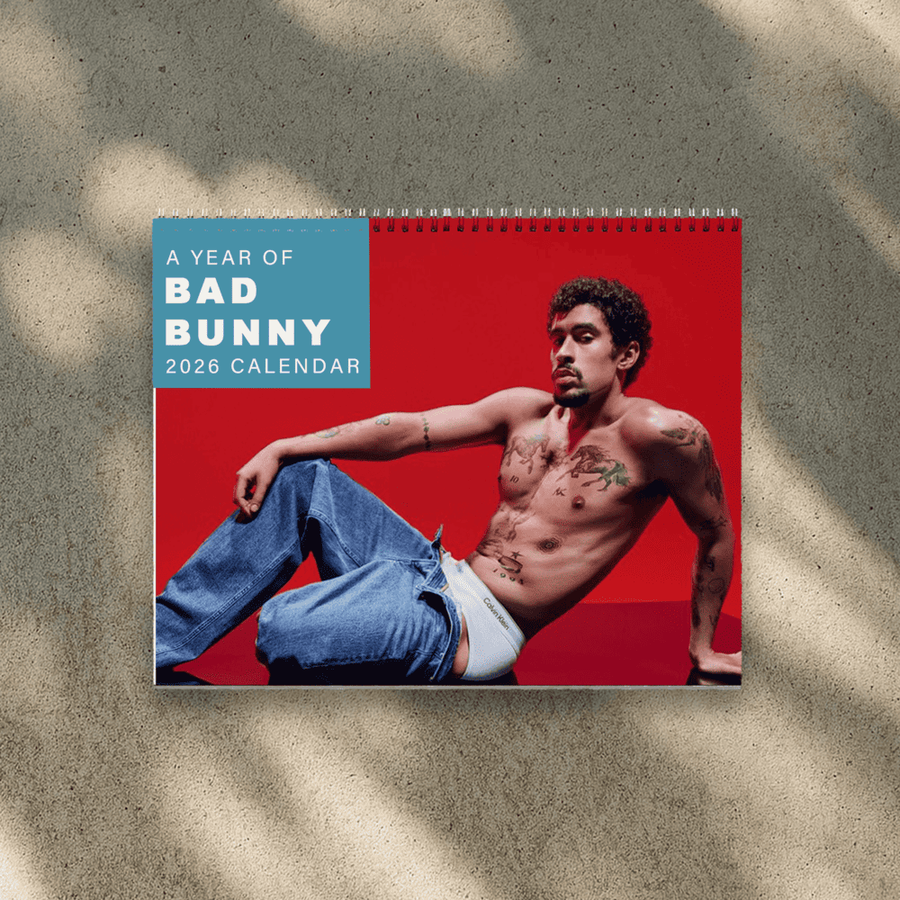 Bad Bunny 2026 Calendar | Home Decor, Office Decor, Bad Bunny Fan Gift Bad Bunny 2026 Calendar | Home Decor, Office Decor, Bad Bunny Fan Gift