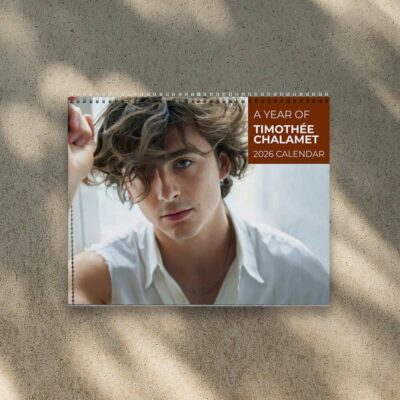 A Year Of Timothée Chalamet 2026 Calendar | Home Decor, Office Decor, Fan Gift