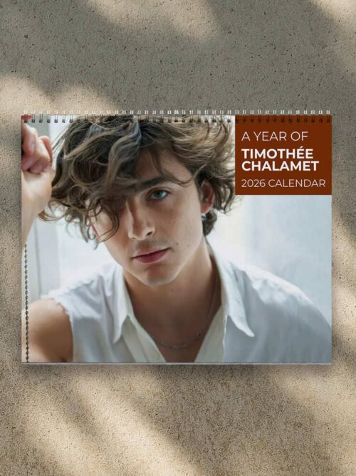 A Year Of Timothée Chalamet 2026 Calendar | Home Decor, Office Decor, Fan Gift