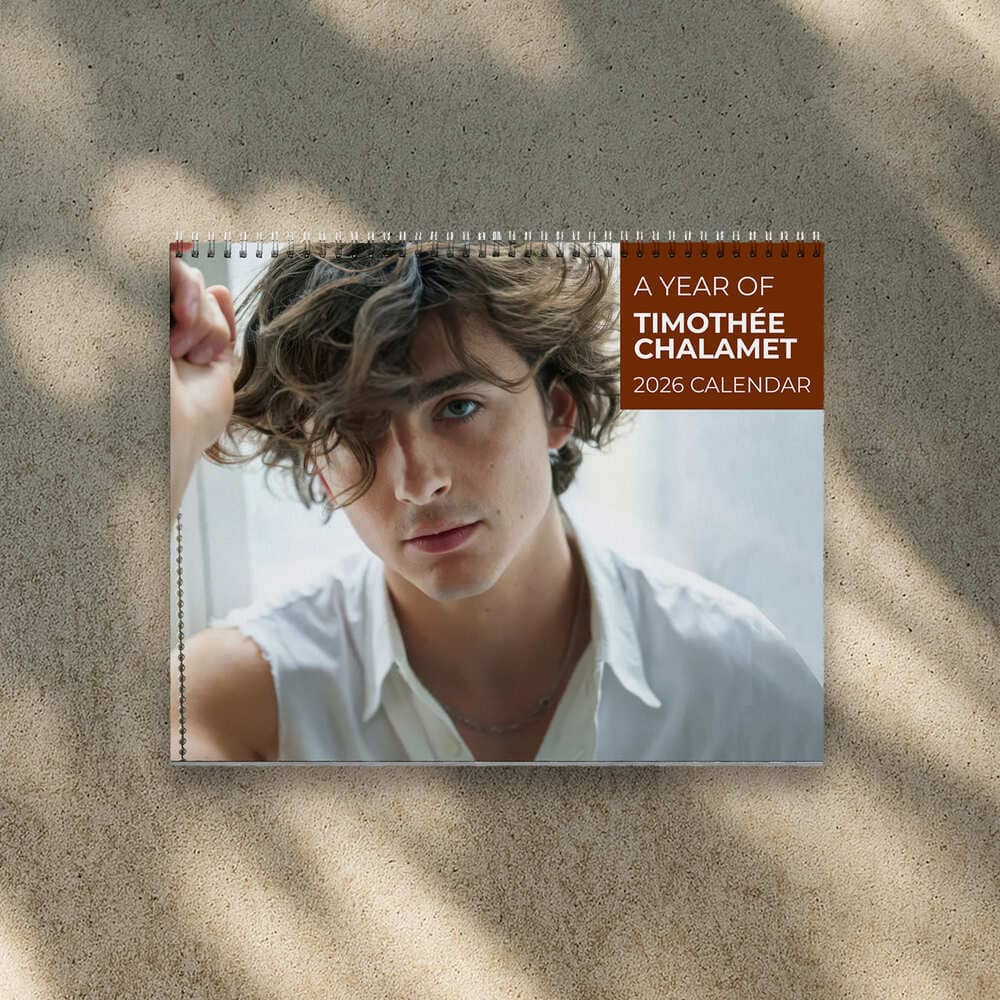 A Year Of Timothée Chalamet 2026 Calendar | Home Decor, Office Decor, Fan Gift A Year Of Timothée Chalamet 2026 Calendar | Home Decor, Office Decor, Fan Gift