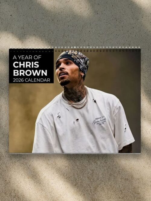 Chris Brown 2026 Calendar | Home Decor, Office Decor, Chris Brown Fan Gift