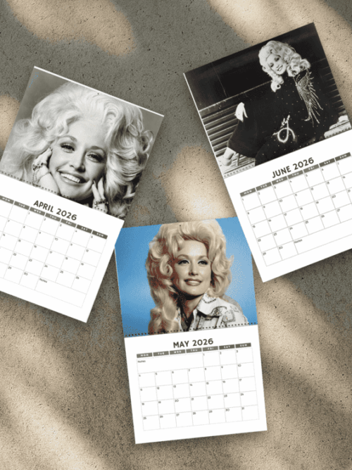 A Year Of Dolly Parton 2026 Calendar | Home Decor, Office Decor, Fan Gift