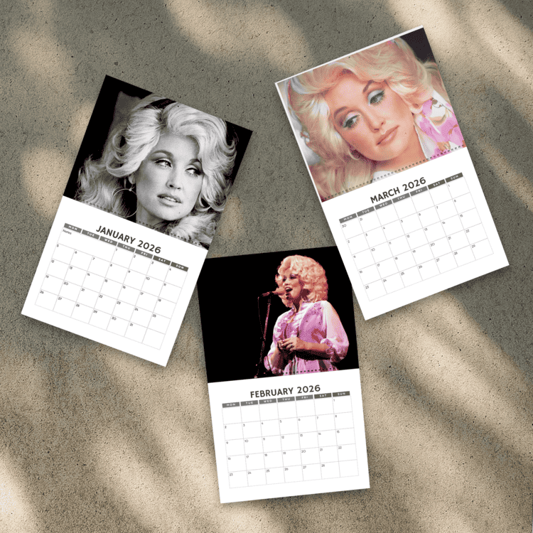 A Year Of Dolly Parton 2026 Calendar | Home Decor, Office Decor, Fan Gift A Year Of Dolly Parton 2026 Calendar | Home Decor, Office Decor, Fan Gift