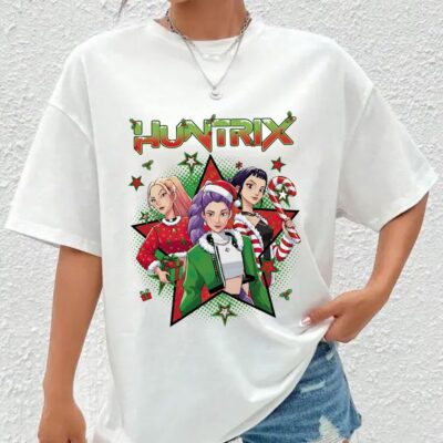 Huntrix Christmas, Kpop Demon Hunters Sweatshirt