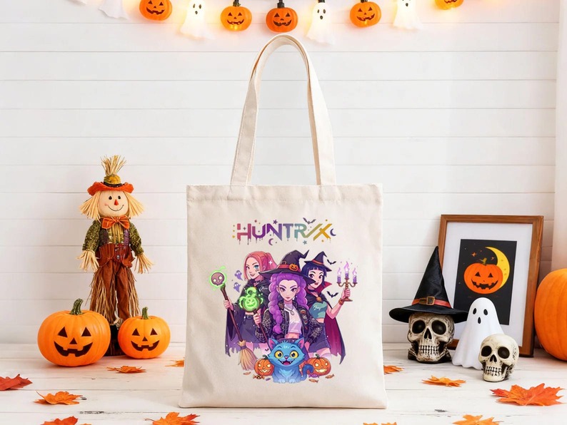 Kpop Huntrix Trick Or Treat Halloween – Tote Bag Kpop Huntrix Trick Or Treat Halloween – Tote Bag