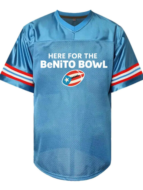 Version 2 Here for the Benito Bowl Football Jersey, Bad Bunny Fan
