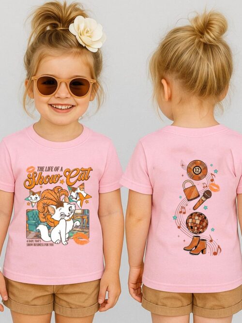 The Life Of A Show Cat 2 Sides Kid Youth T-Shirt