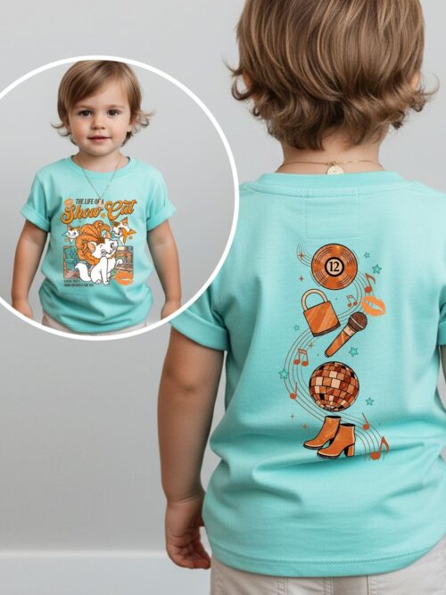 The Life Of A Show Cat 2 Sides Kid Youth T-Shirt