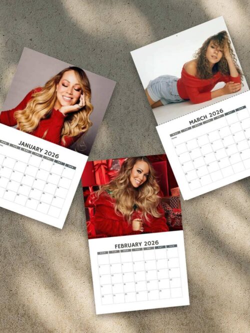 Mariah Carey 2026 Calendar | Home Decor, Office Decor, Mariah Carey Fan Gift