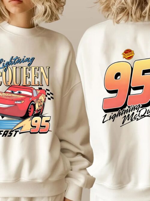 Vintage Lightning McQueen Number Back T-Shirt