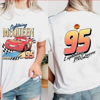 Vintage Lightning McQueen Number Back T-Shirt