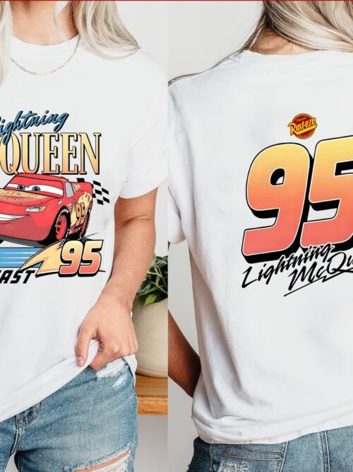 Vintage Lightning McQueen Number Back T-Shirt