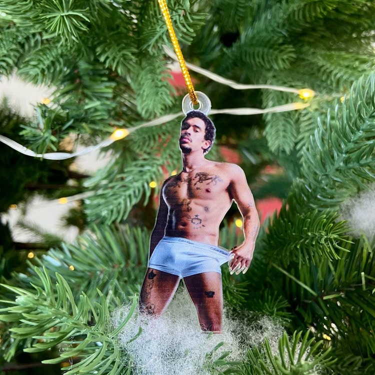 Funny Bad Bunny Ornament For Holiday Tree Decoration Funny Bad Bunny Ornament For Holiday Tree Decoration