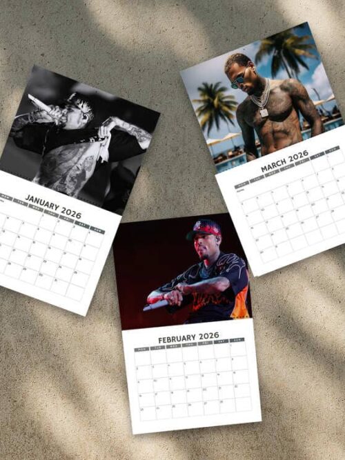 Chris Brown 2026 Calendar | Home Decor, Office Decor, Chris Brown Fan Gift