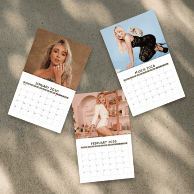 A Year Of Sabrina Carpenter 2026 Calendar | Home Decor, Office Decor, Fan Gift