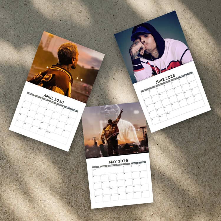 Chris Brown 2026 Calendar | Home Decor, Office Decor, Chris Brown Fan Gift Chris Brown 2026 Calendar | Home Decor, Office Decor, Chris Brown Fan Gift