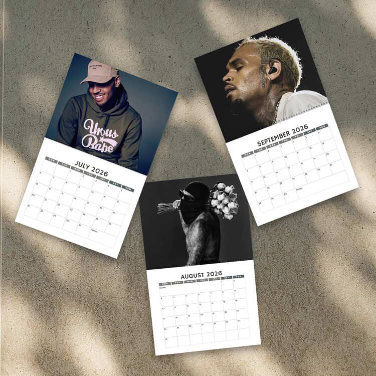 Chris Brown 2026 Calendar | Home Decor, Office Decor, Chris Brown Fan Gift Chris Brown 2026 Calendar | Home Decor, Office Decor, Chris Brown Fan Gift