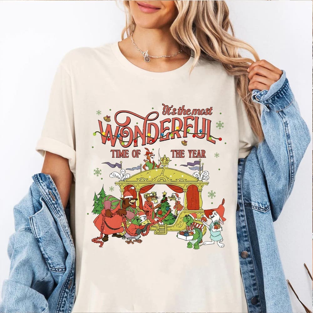 Robin Hood The Most Wonderful Time of The Year Christmas T-Shirt Robin Hood The Most Wonderful Time of The Year Christmas T-Shirt