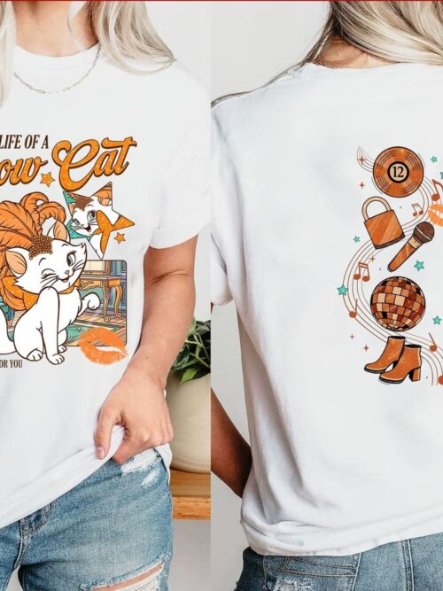 The Life Of Show Cat 2 Sides T-Shirt