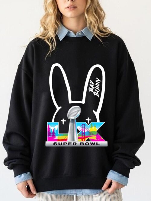 Bad Bunny Supers Bowl T-shirt Bad Bunny Supers Bowl T-shirt