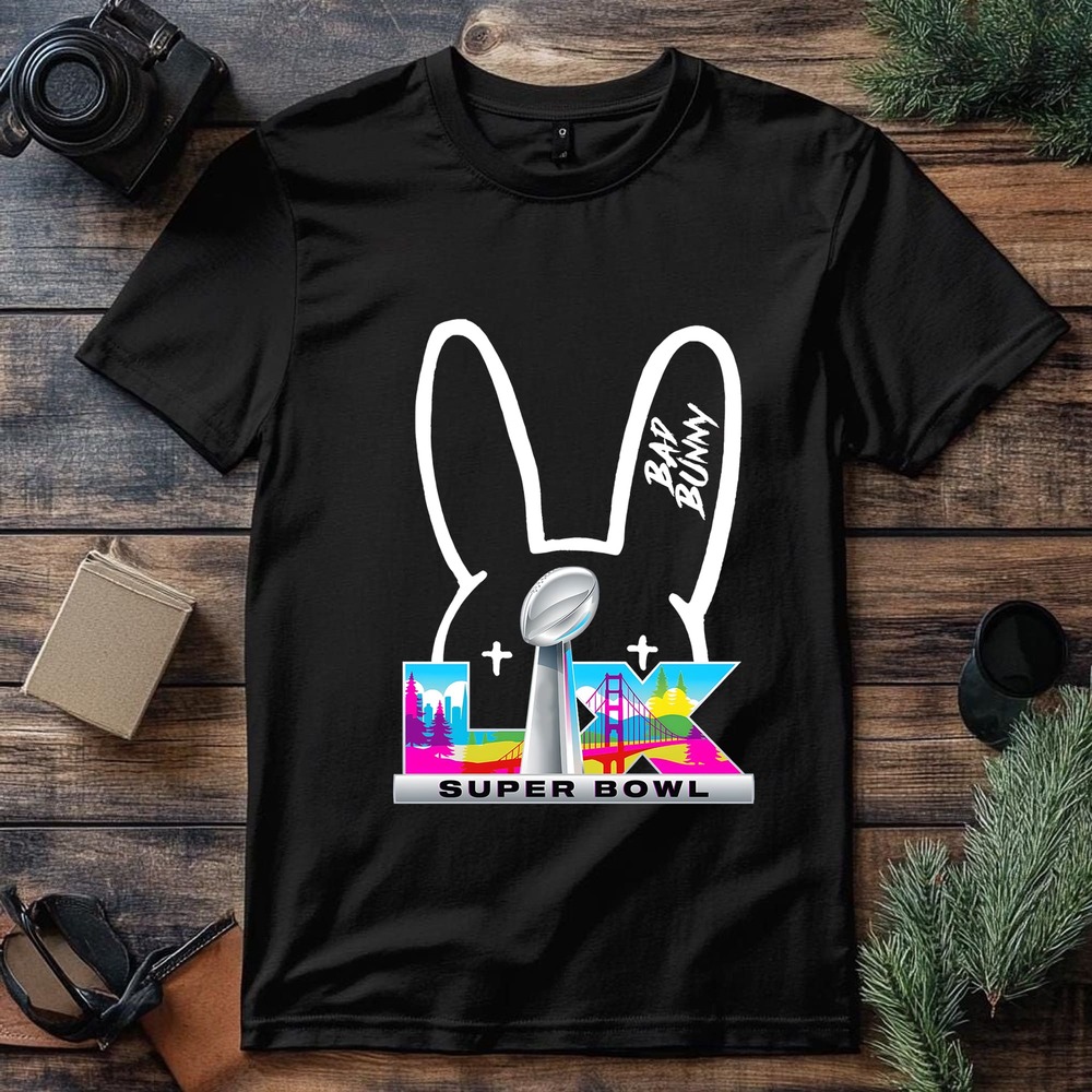 Bad Bunny Supers Bowl T-shirt Bad Bunny Supers Bowl T-shirt