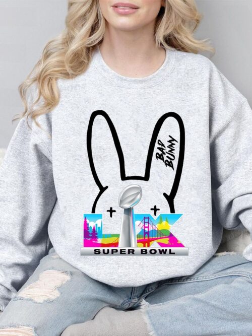 Bad Bunny Supers Bowl T-shirt Bad Bunny Supers Bowl T-shirt