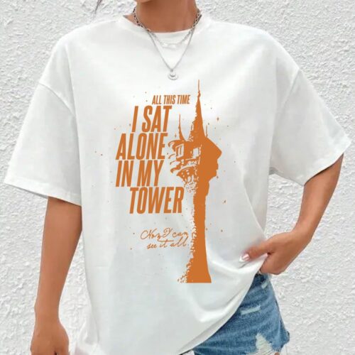 I Sat ALone In My Tower, Tangled Rapunzel T-Shirt