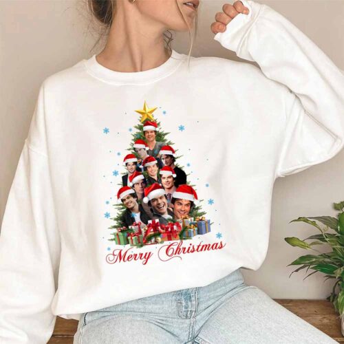 Christmas Damon Salvatore Sweatshirt, Damon Brothers Shirt for Women, Vintage Movie Shirt, Perfect Christmas Gift Casual Comfortable