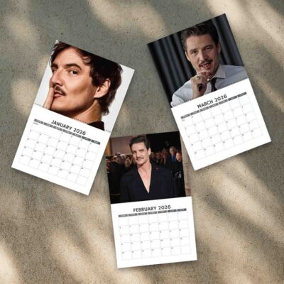 A Year Of Pedro Pascal 2026 Calendar | Home Decor, Office Decor, Fan Gift