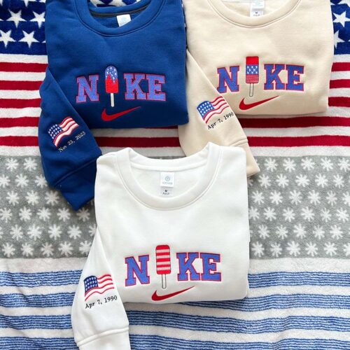 4th July Icec Cream Independent Day – Embroidered Shirt