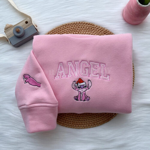 Stitch & Angel – Embroidered Shirt