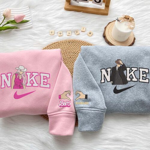 Barbie & Oppenheimer (Barbenheimer) – Embroidered Shirt