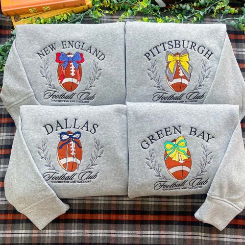 Heritage Football Club Series – Embroidered Sweatshirt/Hoodie/T-shirt