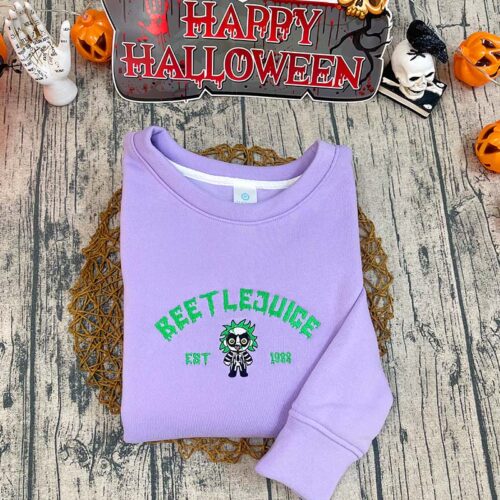 Beetlejuice & Sandworm – Embroidered Sweatshirt/Hoodie/T-shirt