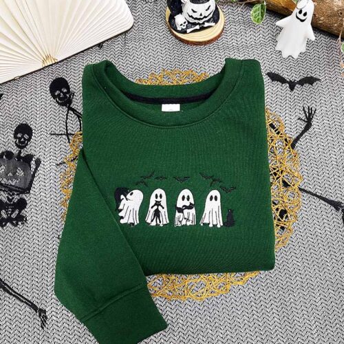 Boo Crew Collection – Embroidered Sweatshirt/Hoodie/T-shirt