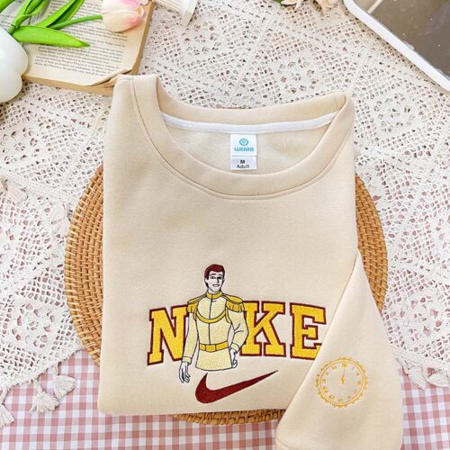 Cinderella &  Prince Charming – Embroidered Sweatshirt/Hoodie/T-shirt