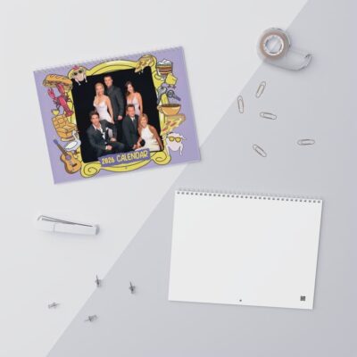 Retro Friends TV Show 2026 Calendar