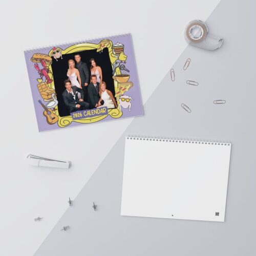 Retro Friends TV Show 2026 Calendar