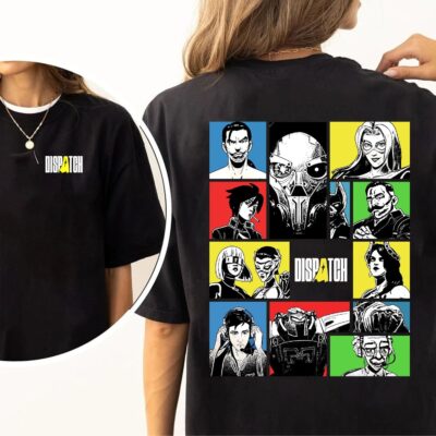 Dispatch Game 2 Sides T-Shirt, Gift For Gamer