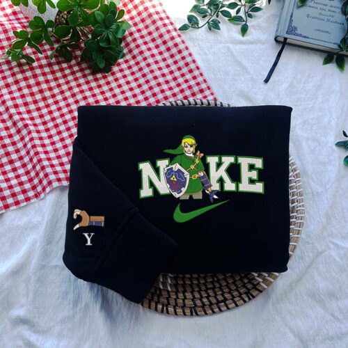 Link  & Princess Zelda  ( Tears of the Kingdom)- Embroidered Sweatshirt