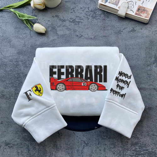 Ferrari – Embroidered Sweatshirt