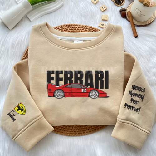 Ferrari – Embroidered Sweatshirt