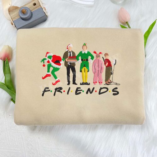 Christmas Movies (Friends) – Embroidered Sweatshirt
