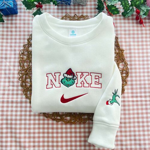 Grinch – Embroidered Sweatshirt/Hoodie/T-shirt