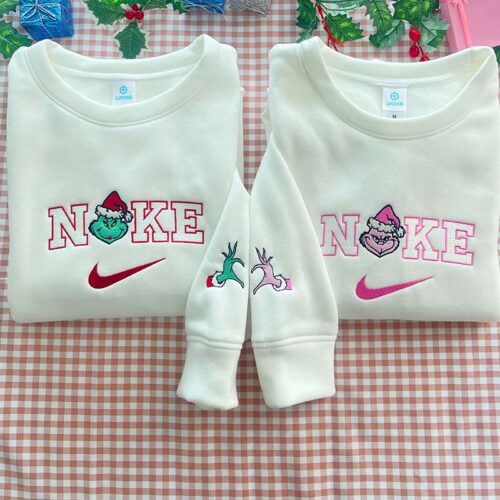 Grinch – Embroidered Sweatshirt/Hoodie/T-shirt