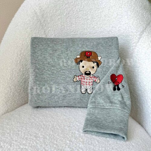 Artist Hello Kitty Plushies – Embroidered Sweatshirt