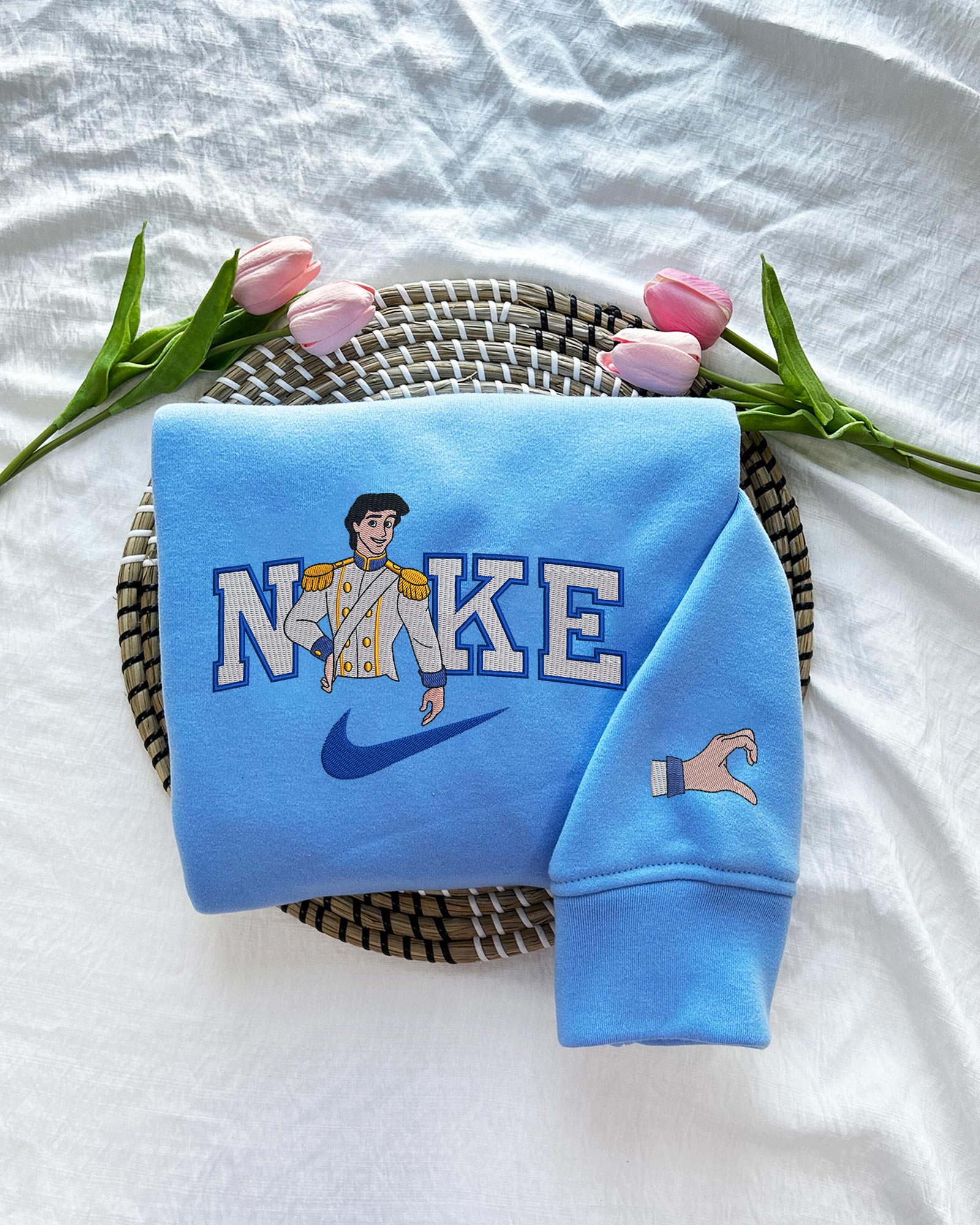 Ariel & Eric ( The Little Mermaid) – Embroidered Shirt Ariel & Eric ( The Little Mermaid) – Embroidered Shirt